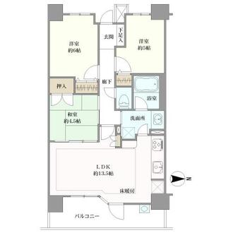 セレッソコートＯＳＡＫＡステーションランドの間取図