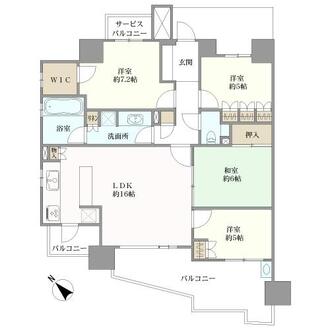 シティハウス守口の間取図