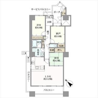 くずはタワーシティの間取図