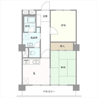 メゾンリバーサイドの間取図