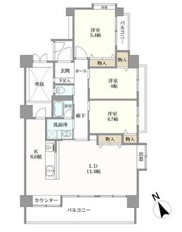 五日市ヒューマンズの間取図