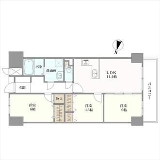 サーパス沼田の間取図