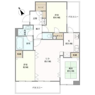 イトーピアマイズ池袋の間取図