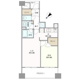 エフローレ日本橋の間取図