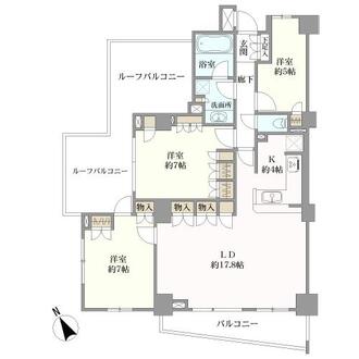 ブランズ行徳パークフロントの間取図