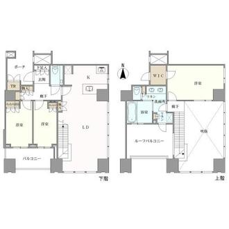 ワールドシティタワーズの間取図