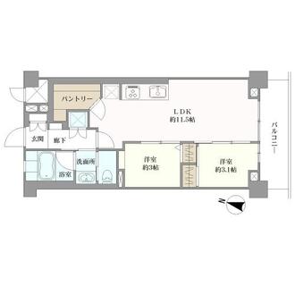 ハイネス阿佐谷の間取図