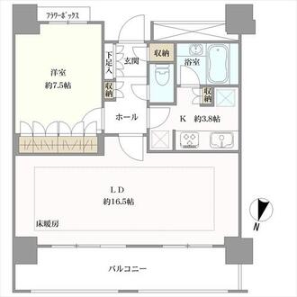 アーバンドックパークシティ豊洲の間取図