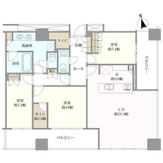 ＷＯＲＬＤ　ＴＯＷＥＲ　ＲＥＳＩＤＥＮＣＥの間取図