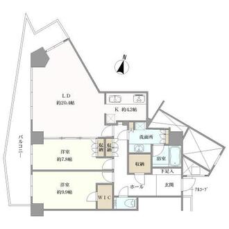 キャピタルマークタワーの間取図