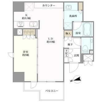ジオ四谷三栄町の間取図