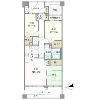 ライオンズヴィアーレ浮間公園の間取図