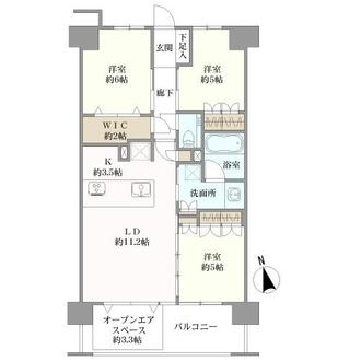 ヴェレーナ赤羽志茂プレミアテラスの間取図
