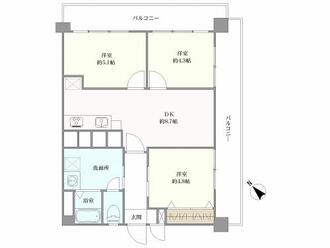 マンションニュー行徳第一の間取図