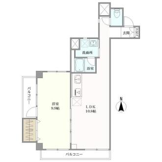西麻布ハイツの間取図