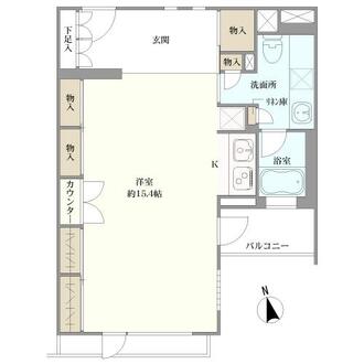 レ・ベント等々力の間取図