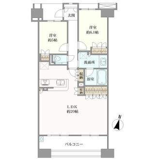 ブランズ・ジオ等々力の間取図