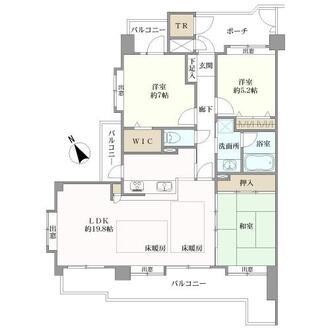 ライオンズマンションマキシム桜坂ＩＩの間取図