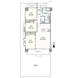 コアマンション別府の間取図