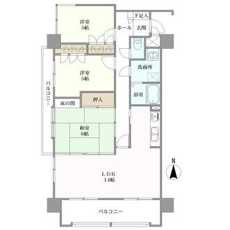 サングレート長尾の間取図