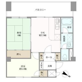 朝日プラザ大濠ＩＩの間取図