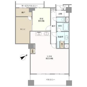 藤和平尾山荘ホームズの間取図