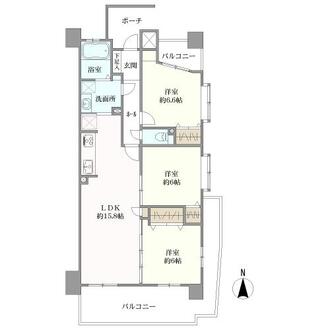 パレスト別府駅前の間取図