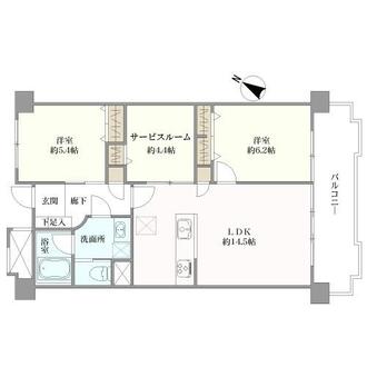 ふよう笹丘ハイツの間取図