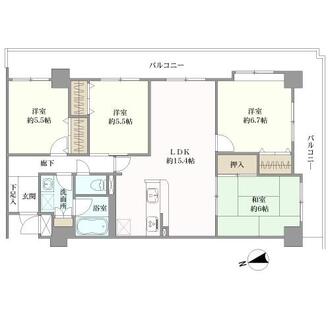 エンゼルハイム野芥の間取図