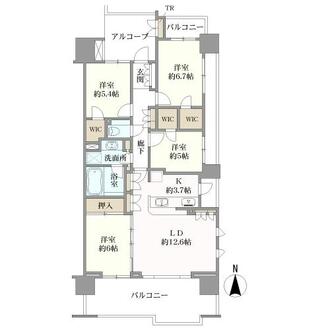 東京テラスの間取図