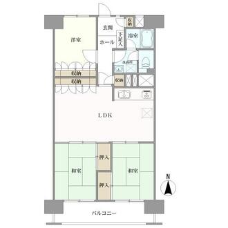 中野本町マンションの間取図