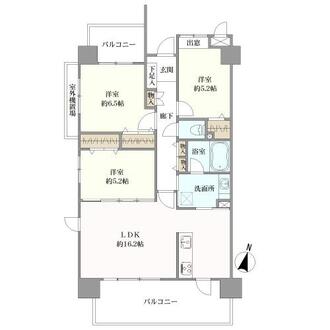御殿山デュープレックスの間取図