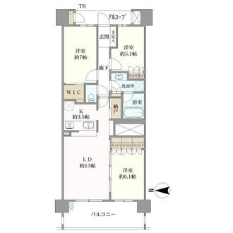 桜堤庭園フェイシアの間取図