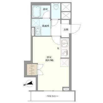 秀和番衆町レジデンスの間取図