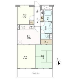 グレイスコート三鷹下連雀の間取図