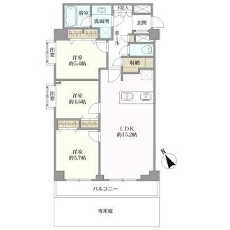 藤和吉祥寺マンションハイツ扇山の間取図