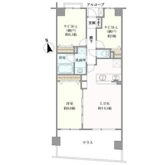 ユニーブル西荻窪ＩＩの間取図