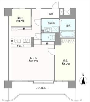 ルネ西大路の間取図
