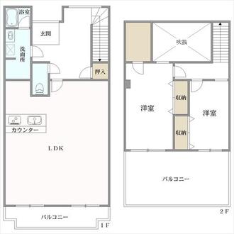 八瀬鱒乃坊アーバンコンフォートの間取図