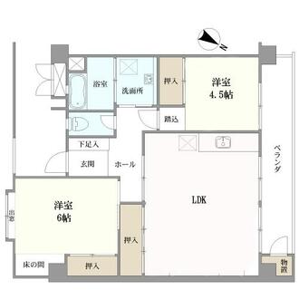 宮前平グリーンハイツの間取図