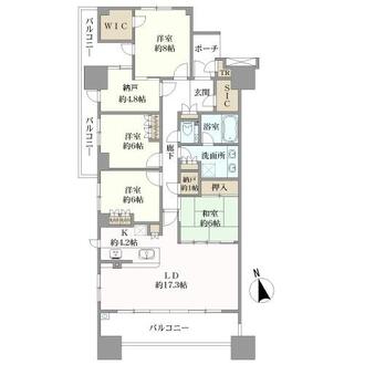 ガーデンアソシエの間取図