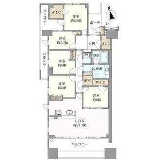 ガーデンアソシエの間取図