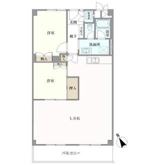 ガーデンハイツ須磨Ｂ棟の間取図