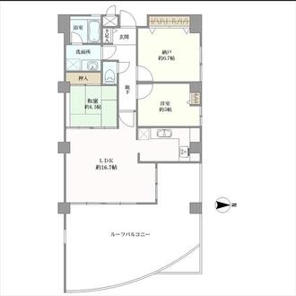 プリオーレ御影山の手の間取図
