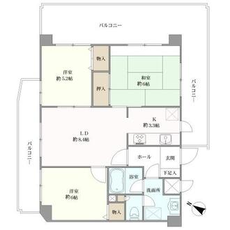 ビバリーハウス須磨浦通の間取図