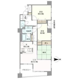 藤和シティホームズ堺町通の間取図