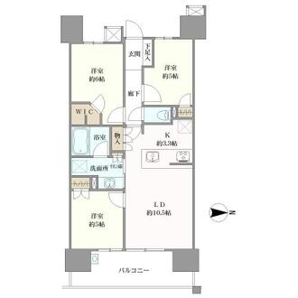 ライオンズ一宮マークスフォートの間取図