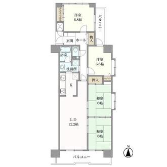 丸美ロイヤル港の間取図