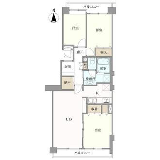 パークシティ鳥見の間取図