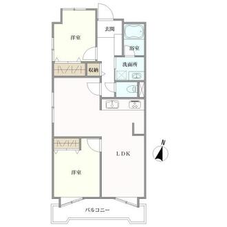 シティパレス富士見町の間取図